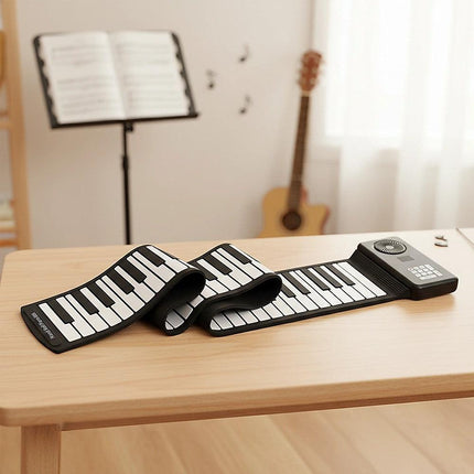 88 Key Portable Foldable Silicone Electronic Keyboard Piano Music.