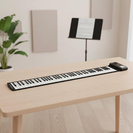 88 Key Portable Foldable Silicone Electronic Keyboard Piano Music.