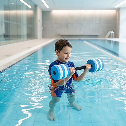 Pool Dumbbell Water Aquatic Barbell for Aerobics Fitness Training.