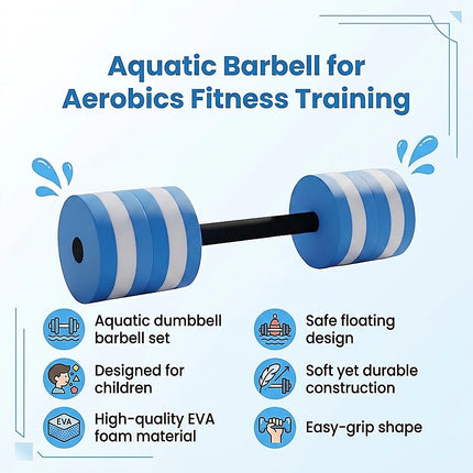 Pool Dumbbell Water Aquatic Barbell for Aerobics Fitness Training.