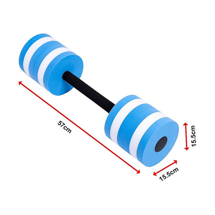 Pool Dumbbell Water Aquatic Barbell for Aerobics Fitness Training.