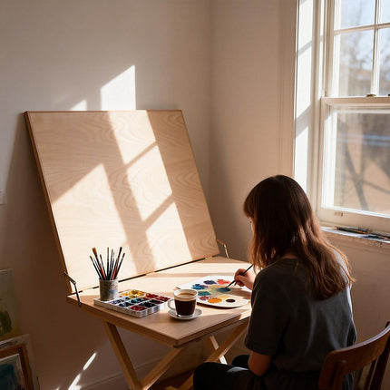 Portable Foldable Art Sketching Table Painting Drawing Easel Artists.