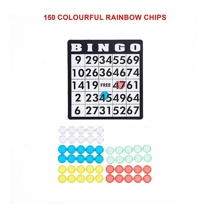 Bingo Game Set with Cards Balls and Cage for Family Party Fun.
