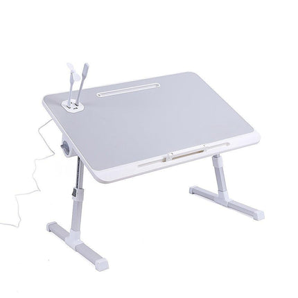 Adjustable Laptop Table Stand Lap Bed Tray for Home Office Use.