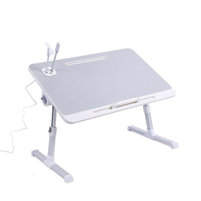 Adjustable Laptop Table Stand Lap Bed Tray for Home Office Use.