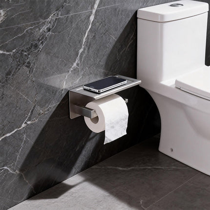 Toilet Paper Holder 304 Stainless Steel Roll Hook Storage Rack.