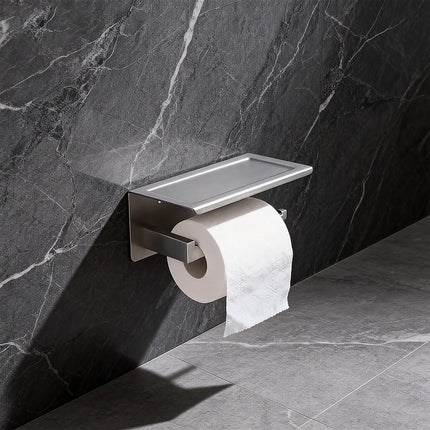Toilet Paper Holder 304 Stainless Steel Roll Hook Storage Rack.