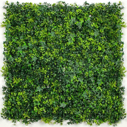 Luxury Spring Sensation Hedge Screen Green Wall Panel UV Resistant 100cm x 100cm.