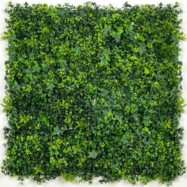 Luxury Spring Sensation Hedge Screen Green Wall Panel UV Resistant 100cm x 100cm.