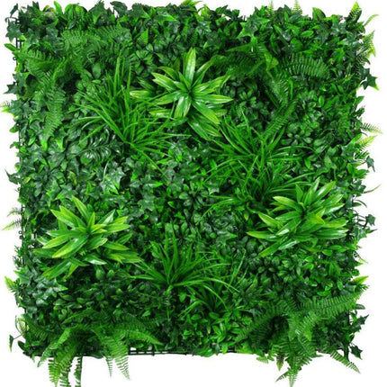 Luxury Green Tropics Vertical Garden/Green Wall UV Resistant 100cm x 100cm.