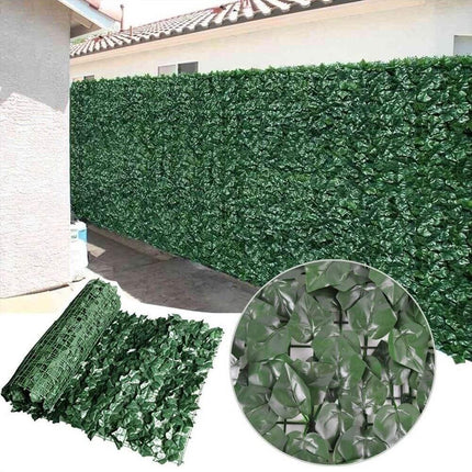 Artificial Ivy Leaf Hedging 3M x 1M Roll (Fake Ivy Roll).