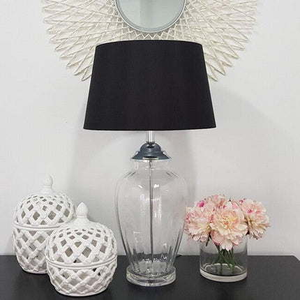 Lattice Decorative Lidded Jar Tall Flower Motive 29cm.