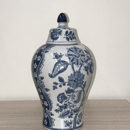 Tall Nanjing Lidded Jar 45cm