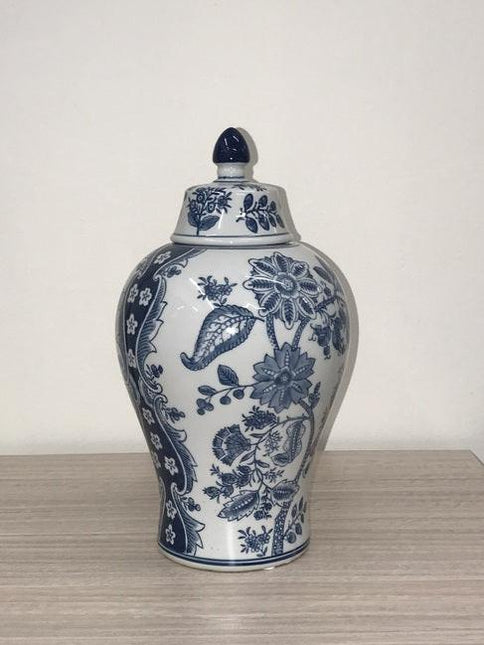 Tall Nanjing Lidded Jar 45cm.