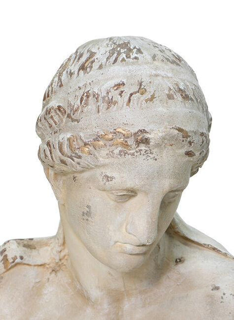 Artemis Bust w Distressed Finish 66cm.