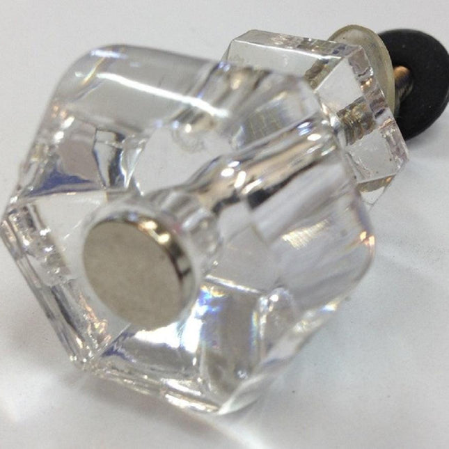 Set of 6 Acrylic Door Handle Indoor Kitchen Knob 5cm.