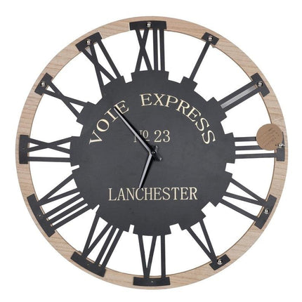 Roman Numeral Round Wall Clock 50cm.