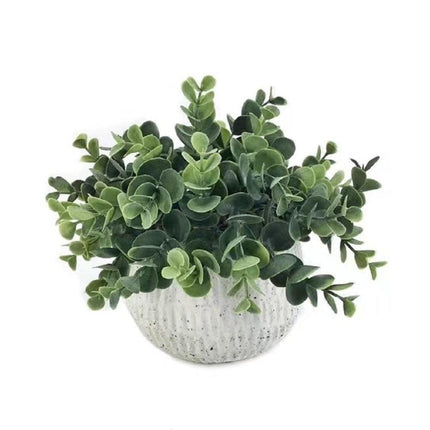 Artificial Greenery Plant in Ceramic Pot 21cm.