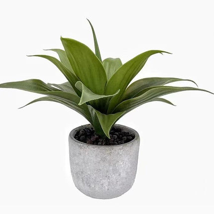 Artificial Aloe Vera in Cement Pot 36cm.