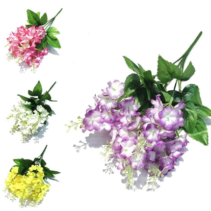 bulk 36 Artificial Hyacinthus Orientalis 4 Assorted 10x33cm.