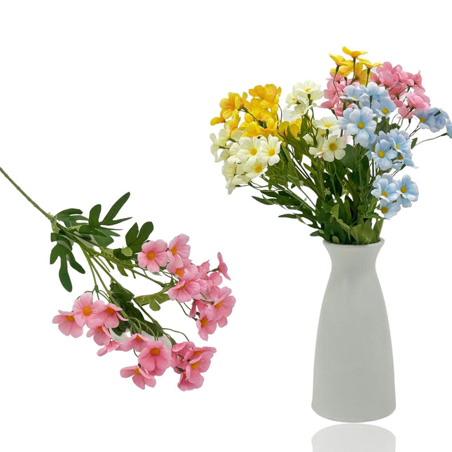 bulk 24 Artificail Flower Spray 4 Assorted 15x53cm.