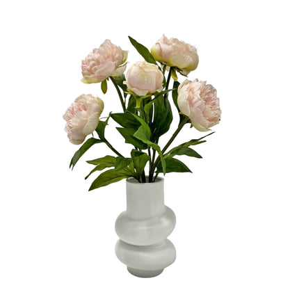 Artificial Peony in Ceramic Pot 49cm.