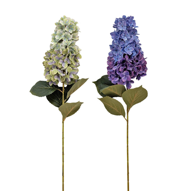 bulk 12 Artificial Hydrangea Stem 2 Asst 83cm.