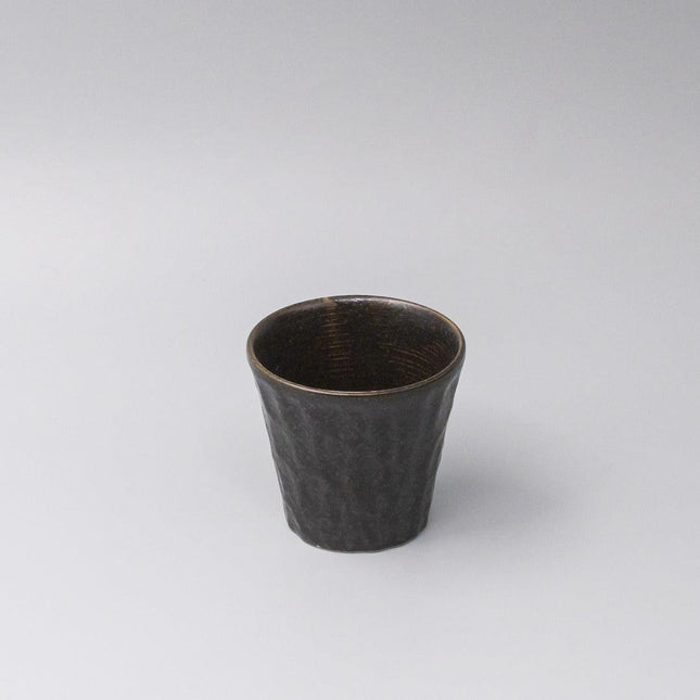 Cup Sho Chu 250ml Black Irabo Glaze.