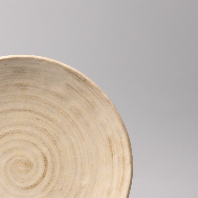 Thick Edge Plate 25cm Washed Sandstone.