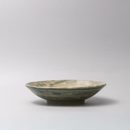 Open Shallow Bowl 24cm Washed Fern.
