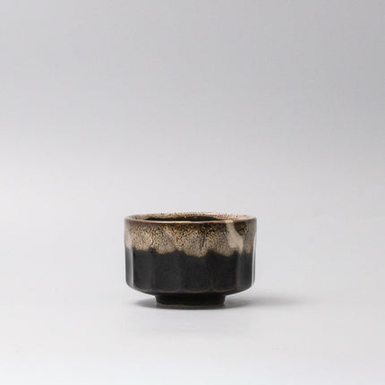 Matcha Tea bowl 11cm Espresso Fade Foam Glaze.