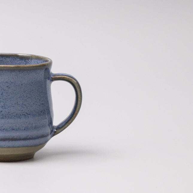 Mug with Handle 230ml Blue Glaze.