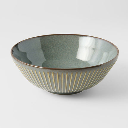 Bowl 21cm Green Sendan Glaze.