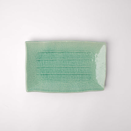 Serving Plate 28.5cm Celadon Glaze.