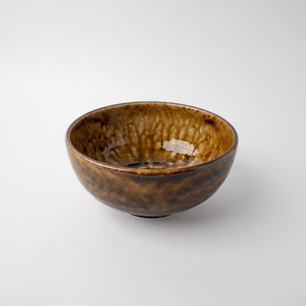 Bowl 19cm Amber Glaze.