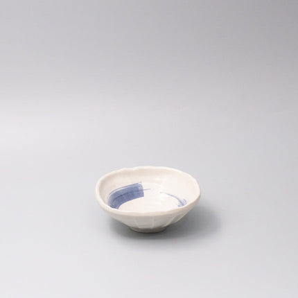Bowl 14cm Blue Swirl Glaze.