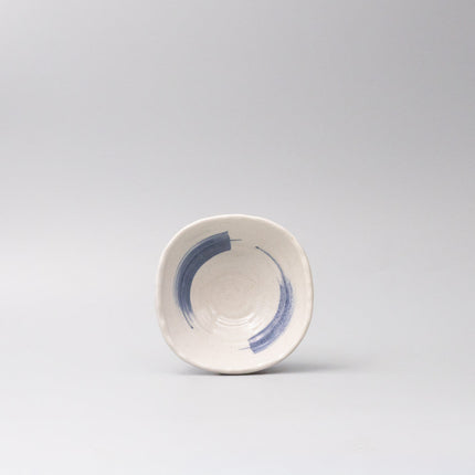 Bowl 14cm Blue Swirl Glaze.