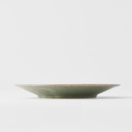 Tapas Plate 17cm Green Fade Glaze.