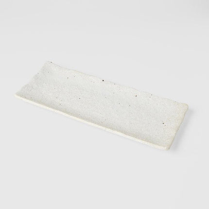 Sashimi Plate 29cm Shell White Glaze.