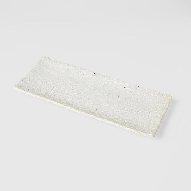 Sashimi Plate 29cm Shell White Glaze.