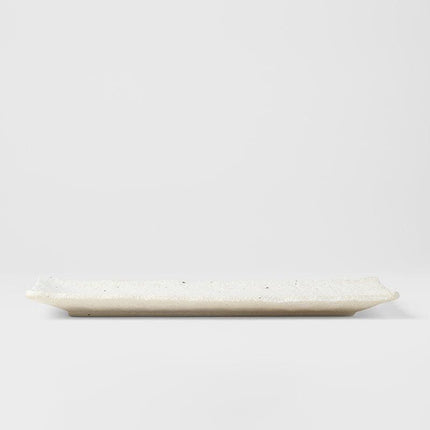 Sashimi Plate 29cm Shell White Glaze.