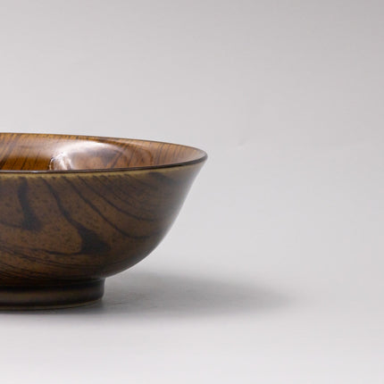 Udon Bowl 19cm Dark Kurumi Glaze.