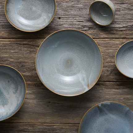 Ramen Bowl 25cm Steel Grey Glaze.