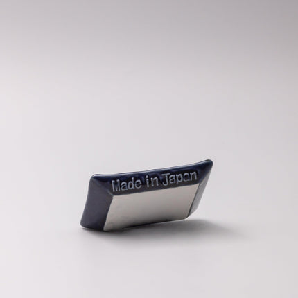 Sauce Dish 10cm Mamezara Blue Contour Glaze.
