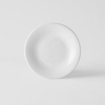 Tapas Plate 17cm Parchment White Glaze.