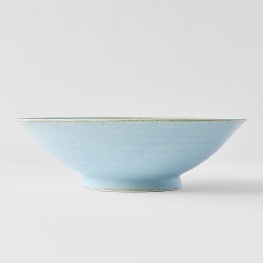 Ramen Bowl 24.5cm Soda Blue Glaze.