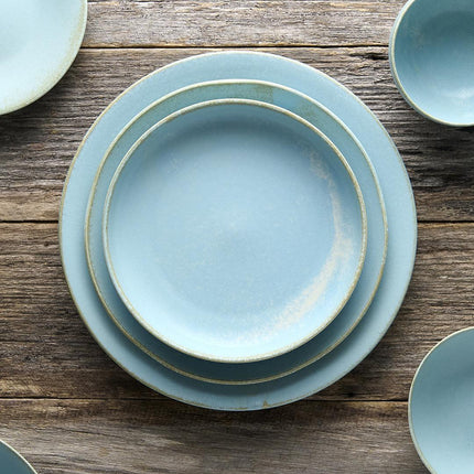Side Plate 21cm Soda Blue Glaze.