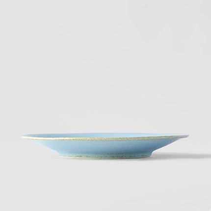 Tapas Plate 17cm Soda Blue Glaze.