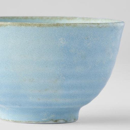 Tea Cup 8cm 120ml Soda Blue Glaze.