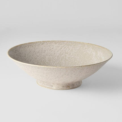Ramen Bowl 24.5cm White Fade Glaze.